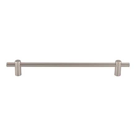 Top Knobs [TK3256BSN] Steel Cabinet Pull Handle - Dempsey Series - Oversized - Brushed Satin Nickel Finish - 8 13/16" C/C - 10 7/8" L
