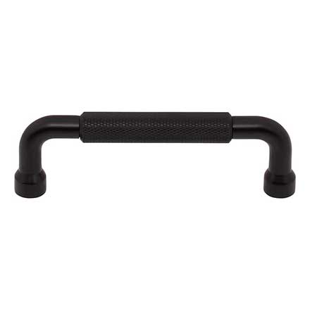 Top Knobs [TK3262BLK] Steel Cabinet Pull Handle - Garrison Series - Standard Size - Flat Black Finish - 3 3/4&quot; C/C - 4 5/16&quot; L