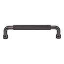 Top Knobs [TK3263AG] Steel Cabinet Pull Handle - Garrison Series - Oversized - Ash Gray Finish - 5 1/16" C/C - 5 9/16" L