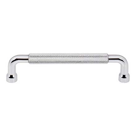 Top Knobs [TK3263PC] Steel Cabinet Pull Handle - Garrison Series - Oversized - Polished Chrome Finish - 5 1/16&quot; C/C - 5 9/16&quot; L