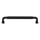 Top Knobs [TK3264BLK] Steel Cabinet Pull Handle - Garrison Series - Oversized - Flat Black Finish - 6 5/16" C/C - 6 7/8" L