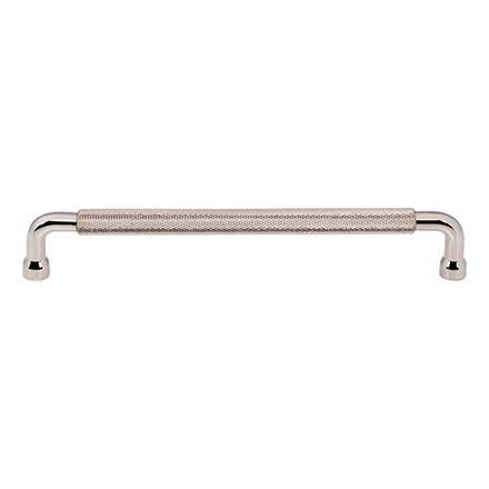 Top Knobs [TK3265PN] Steel Cabinet Pull Handle - Garrison Series - Oversized - Polished Nickel Finish - 7 9/16&quot; C/C - 8 1/8&quot; L