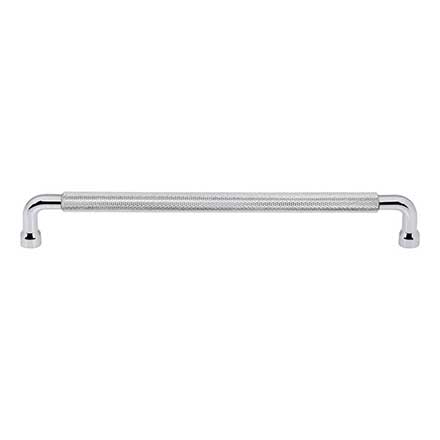 Top Knobs [TK3266PC] Steel Cabinet Pull Handle - Garrison Series - Oversized - Polished Chrome Finish - 8 13/16&quot; C/C - 9 3/8&quot; L