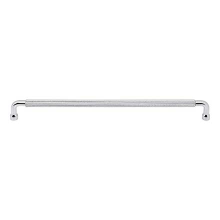 Top Knobs [TK3267PC] Steel Cabinet Pull Handle - Garrison Series - Oversized - Polished Chrome Finish - 12&quot; C/C - 12 1/2&quot; L