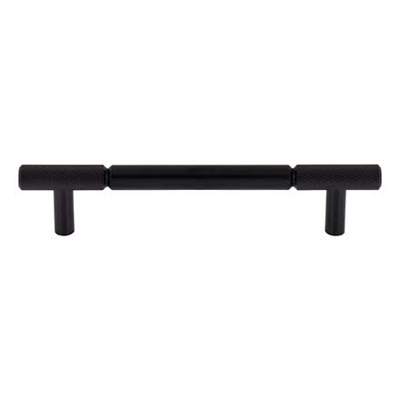 Top Knobs [TK3241BLK] Steel Cabinet Pull Handle - Prestwick Series - Oversized - Flat Black Finish - 5 1/16" C/C - 6 5/8" L