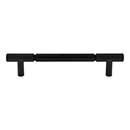Top Knobs [TK3241BLK] Steel Cabinet Pull Handle - Prestwick Series - Oversized - Flat Black Finish - 5 1/16&quot; C/C - 6 5/8&quot; L