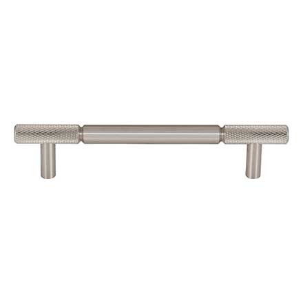 Top Knobs [TK3241BSN] Steel Cabinet Pull Handle - Prestwick Series - Oversized - Brushed Satin Nickel Finish - 5 1/16&quot; C/C - 6 5/8&quot; L