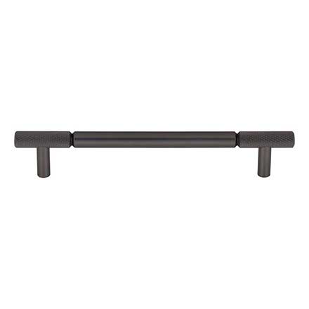 Top Knobs [TK3242AG] Steel Cabinet Pull Handle - Prestwick Series - Oversized - Ash Gray Finish - 6 5/16" C/C - 7 7/8" L
