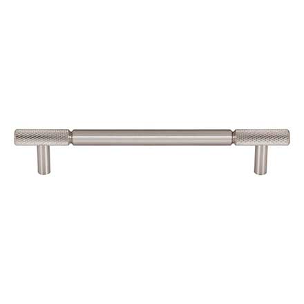 Top Knobs [TK3242BSN] Steel Cabinet Pull Handle - Prestwick Series - Oversized - Brushed Satin Nickel Finish - 6 5/16" C/C - 7 7/8" L