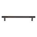Top Knobs [TK3243AG] Steel Cabinet Pull Handle - Prestwick Series - Oversized - Ash Gray Finish - 7 9/16" C/C - 9 3/16" L