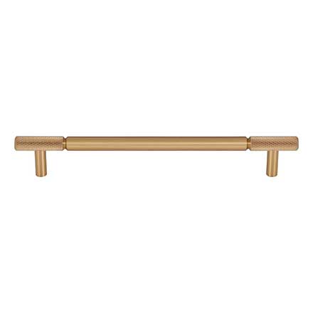 Top Knobs [TK3243HB] Steel Cabinet Pull Handle - Prestwick Series - Oversized - Honey Bronze Finish - 7 9/16" C/C - 9 3/16" L