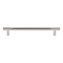 Top Knobs [TK3243PN] Steel Cabinet Pull Handle - Prestwick Series - Oversized - Polished Nickel Finish - 7 9/16" C/C - 9 3/16" L