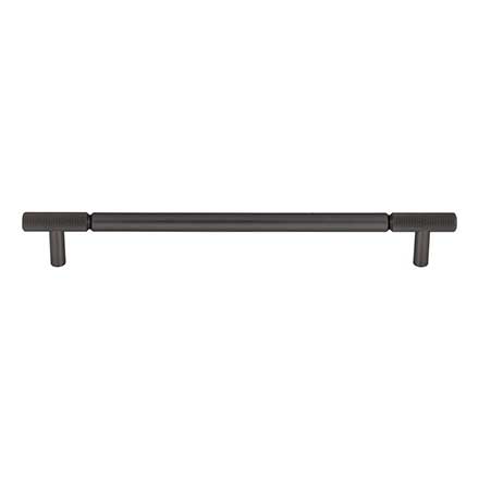 Top Knobs [TK3244AG] Steel Cabinet Pull Handle - Prestwick Series - Oversized - Ash Gray Finish - 8 13/16&quot; C/C - 10 7/16&quot; L