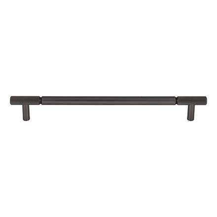Top Knobs [TK3244AG] Steel Cabinet Pull Handle - Prestwick Series - Oversized - Ash Gray Finish - 8 13/16" C/C - 10 7/16" L