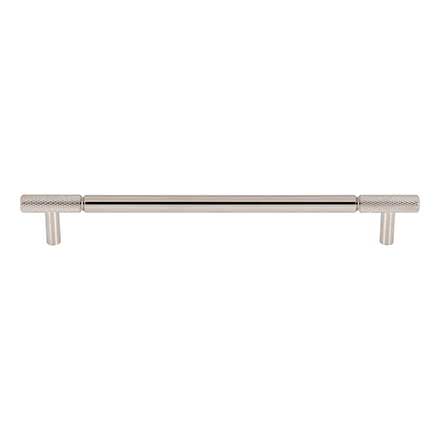 Top Knobs [TK3244PN] Steel Cabinet Pull Handle - Prestwick Series - Oversized - Polished Nickel Finish - 8 13/16&quot; C/C - 10 7/16&quot; L