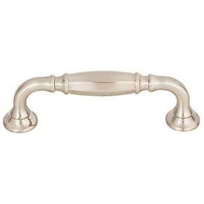 Top Knobs [TK1051BSN] Die Cast Zinc Cabinet Pull Handle - Barrow Series - Standard Size - Brushed Satin Nickel Finish - 3 3/4" C/C - 4 5/8" L