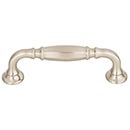 Top Knobs [TK1051BSN] Die Cast Zinc Cabinet Pull Handle - Barrow Series - Standard Size - Brushed Satin Nickel Finish - 3 3/4" C/C - 4 5/8" L