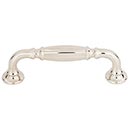 Top Knobs [TK1051PN] Die Cast Zinc Cabinet Pull Handle - Barrow Series - Standard Size - Polished Nickel Finish - 3 3/4" C/C - 4 5/8" L