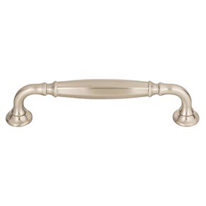 Top Knobs [TK1052BSN] Die Cast Zinc Cabinet Pull Handle - Barrow Series - Oversized - Brushed Satin Nickel Finish - 5 1/16" C/C - 5 7/8" L