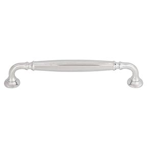 Top Knobs [TK1052PC] Die Cast Zinc Cabinet Pull Handle - Barrow Series - Oversized - Polished Chrome Finish - 5 1/16" C/C - 5 7/8" L