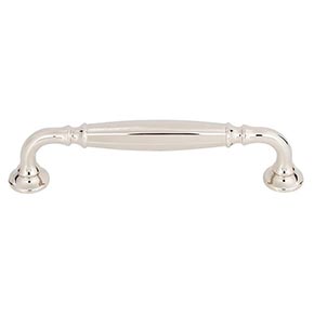 Top Knobs [TK1052PN] Die Cast Zinc Cabinet Pull Handle - Barrow Series - Oversized - Polished Nickel Finish - 5 1/16" C/C - 5 7/8" L