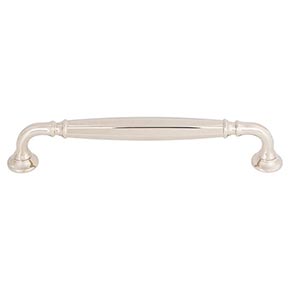 Top Knobs [TK1053PN] Die Cast Zinc Cabinet Pull Handle - Barrow Series - Oversized - Polished Nickel Finish - 6 5/16" C/C - 7 1/8" L