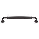 Top Knobs [TK1054BLK] Die Cast Zinc Cabinet Pull Handle - Barrow Series - Oversized - Flat Black Finish - 7 9/16" C/C - 8 3/8" L