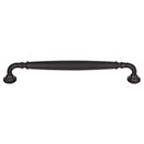 Top Knobs [TK1054BLK] Die Cast Zinc Cabinet Pull Handle - Barrow Series - Oversized - Flat Black Finish - 7 9/16" C/C - 8 3/8" L