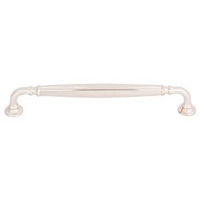 Top Knobs [TK1054PN] Die Cast Zinc Cabinet Pull Handle - Barrow Series - Oversized - Polished Nickel Finish - 7 9/16" C/C - 8 3/8" L