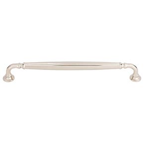 Top Knobs [TK1055PN] Die Cast Zinc Cabinet Pull Handle - Barrow Series - Oversized - Polished Nickel Finish - 8 13/16" C/C - 9 5/8" L
