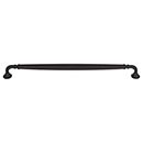 Top Knobs [TK1056BLK] Die Cast Zinc Cabinet Pull Handle - Barrow Series - Oversized - Flat Black Finish - 12" C/C - 12 13/16" L