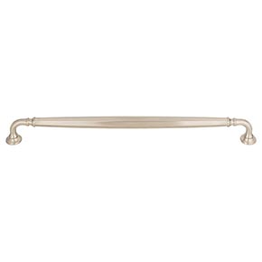 Top Knobs [TK1056BSN] Die Cast Zinc Cabinet Pull Handle - Barrow Series - Oversized - Brushed Satin Nickel Finish - 12" C/C - 12 13/16" L