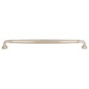 Top Knobs [TK1056BSN] Die Cast Zinc Cabinet Pull Handle - Barrow Series - Oversized - Brushed Satin Nickel Finish - 12" C/C - 12 13/16" L