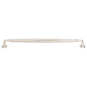Top Knobs [TK1056PN] Die Cast Zinc Cabinet Pull Handle - Barrow Series - Oversized - Polished Nickel Finish - 12" C/C - 12 13/16" L