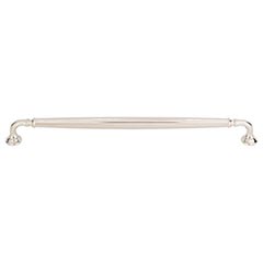 Top Knobs [TK1056PN] Die Cast Zinc Cabinet Pull Handle - Barrow Series - Oversized - Polished Nickel Finish - 12" C/C - 12 13/16" L