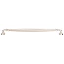 Top Knobs [TK1056PN] Die Cast Zinc Cabinet Pull Handle - Barrow Series - Oversized - Polished Nickel Finish - 12" C/C - 12 13/16" L