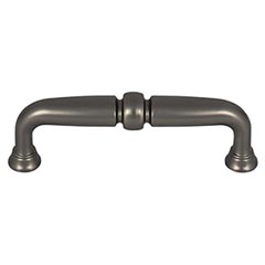 Top Knobs [TK1021AG] Die Cast Zinc Cabinet Pull Handle - Henderson Series - Standard Size - Ash Gray Finish - 3 3/4" C/C - 4 11/32" L