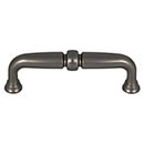 Top Knobs [TK1021AG] Die Cast Zinc Cabinet Pull Handle - Henderson Series - Standard Size - Ash Gray Finish - 3 3/4" C/C - 4 11/32" L