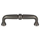 Top Knobs [TK1021AG] Die Cast Zinc Cabinet Pull Handle - Henderson Series - Standard Size - Ash Gray Finish - 3 3/4&quot; C/C - 4 11/32&quot; L