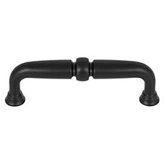 Top Knobs [TK1021BLK] Die Cast Zinc Cabinet Pull Handle - Henderson Series - Standard Size - Flat Black Finish - 3 3/4&quot; C/C - 4 11/32&quot; L