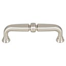 Top Knobs [TK1021BSN] Die Cast Zinc Cabinet Pull Handle - Henderson Series - Standard Size - Brushed Satin Nickel Finish - 3 3/4" C/C - 4 11/32" L