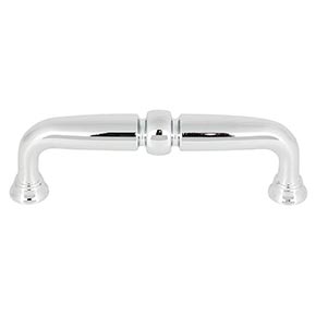 Top Knobs [TK1021PC] Die Cast Zinc Cabinet Pull Handle - Henderson Series - Standard Size - Polished Chrome Finish - 3 3/4" C/C - 4 11/32" L
