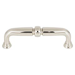 Top Knobs [TK1021PN] Die Cast Zinc Cabinet Pull Handle - Henderson Series - Standard Size - Polished Nickel Finish - 3 3/4&quot; C/C - 4 11/32&quot; L