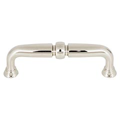 Top Knobs [TK1021PN] Die Cast Zinc Cabinet Pull Handle - Henderson Series - Standard Size - Polished Nickel Finish - 3 3/4" C/C - 4 11/32" L
