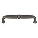 Top Knobs [TK1022AG] Die Cast Zinc Cabinet Pull Handle - Henderson Series - Oversized - Ash Gray Finish - 5 1/16&quot; C/C - 5 5/8&quot; L