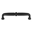 Top Knobs [TK1022BLK] Die Cast Zinc Cabinet Pull Handle - Henderson Series - Oversized - Flat Black Finish - 5 1/16" C/C - 5 5/8" L