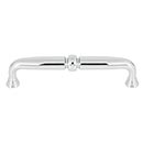 Top Knobs [TK1022PC] Die Cast Zinc Cabinet Pull Handle - Henderson Series - Oversized - Polished Chrome Finish - 5 1/16&quot; C/C - 5 5/8&quot; L