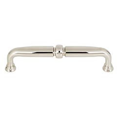 Top Knobs [TK1022PN] Die Cast Zinc Cabinet Pull Handle - Henderson Series - Oversized - Polished Nickel Finish - 5 1/16&quot; C/C - 5 5/8&quot; L