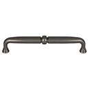 Top Knobs [TK1023AG] Die Cast Zinc Cabinet Pull Handle - Henderson Series - Oversized - Ash Gray Finish - 6 5/16" C/C - 6 7/8" L