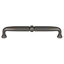 Top Knobs [TK1023AG] Die Cast Zinc Cabinet Pull Handle - Henderson Series - Oversized - Ash Gray Finish - 6 5/16&quot; C/C - 6 7/8&quot; L